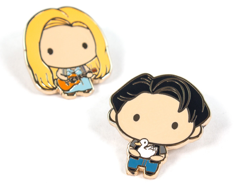 Набор значков Friends 1.3 Фиби и Джоуи Pin Kings 2-Pack