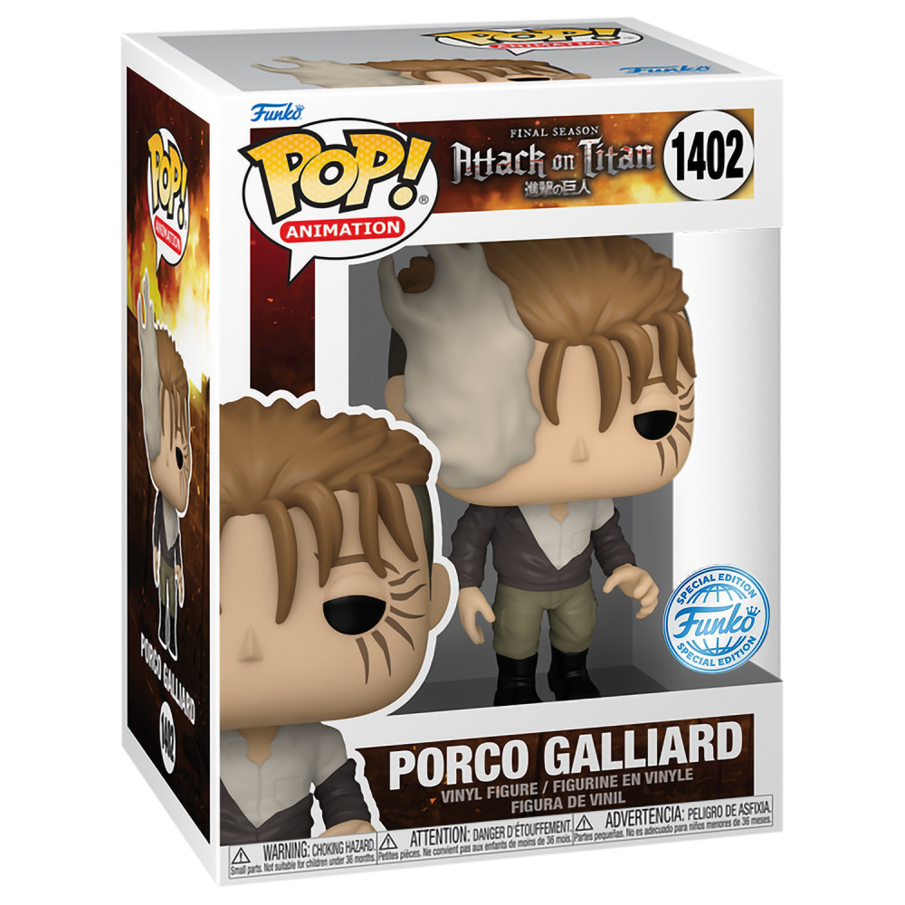 Фигурка Funko POP Animation: Attack On Titan – Porco Galliard Bloody Exclusive (9,5 см)