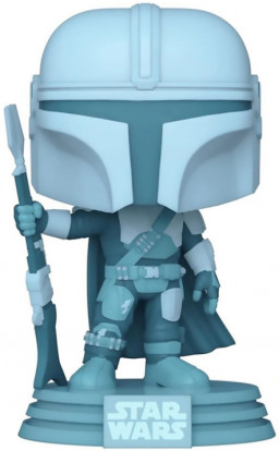  Funko POP Star Wars: Mandalorian  Mandalorian (Holo) Glow in the dark (Exclusive) (9,5 )