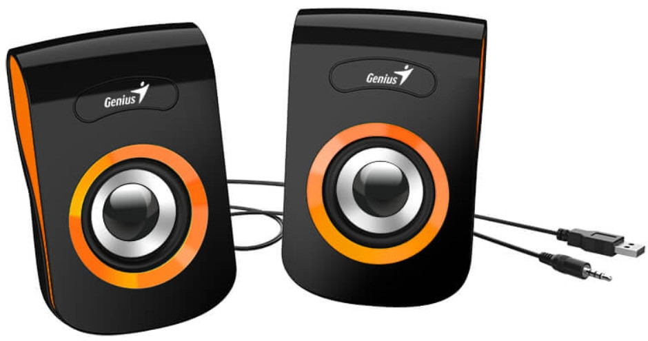 Колонки Geinus SP-Q180 проводные для PC (оранжевые)