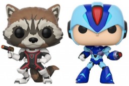  Funko POP Games: Marvel vs. Capcom  Rocket vs. Mega Man X (9,5 )