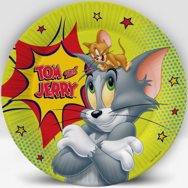 Набор бумажных тарелок Tom And Jerry (230 мм, 6 шт)