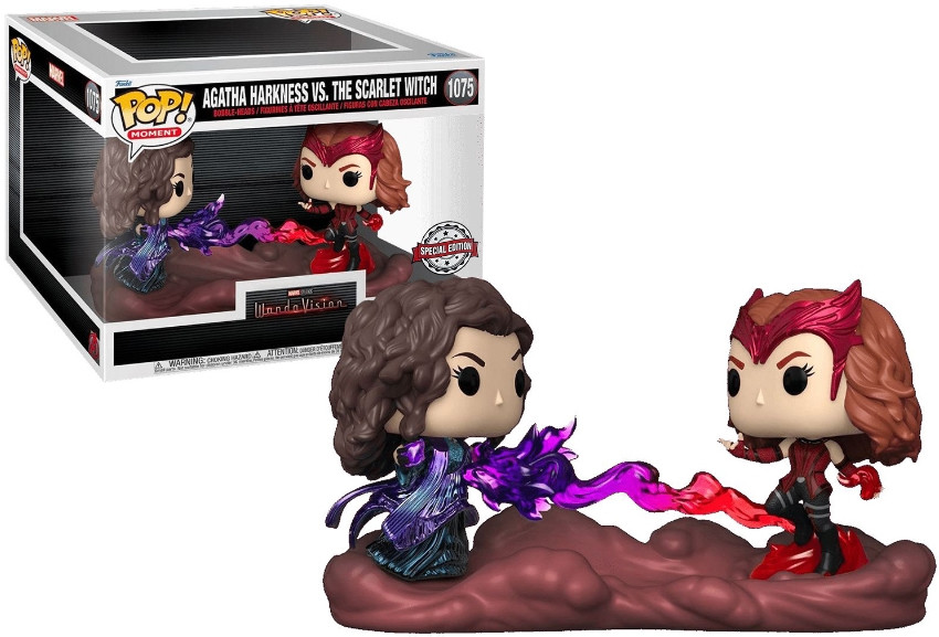 ������� Funko POP Moment Marvel: Wanda / Vision � Agatha Harknes VS The Scarlet Witch Exclusive Bobble-Head