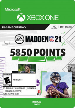 Madden NFL 21. 5850 Madden Points [Xbox One,  ]