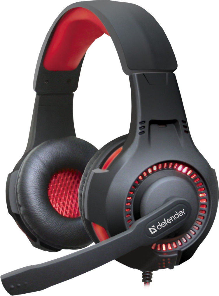 Гарнитура Defender Warhead G-450 USB, проводная игровая для PC, 2.3 м (64146)