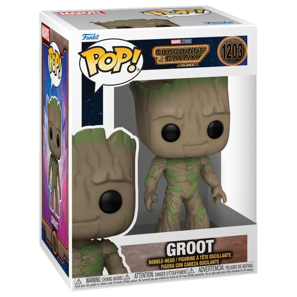 Фигурка Funko POP Marvel: Guardians Of The Galaxy 3 – Groot Bobble-Head (9,5 см)