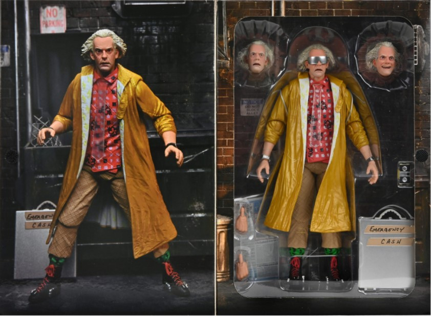  Ultimate: Back To The Future  Doc Brown 2015 Scale Action Figure (18 )