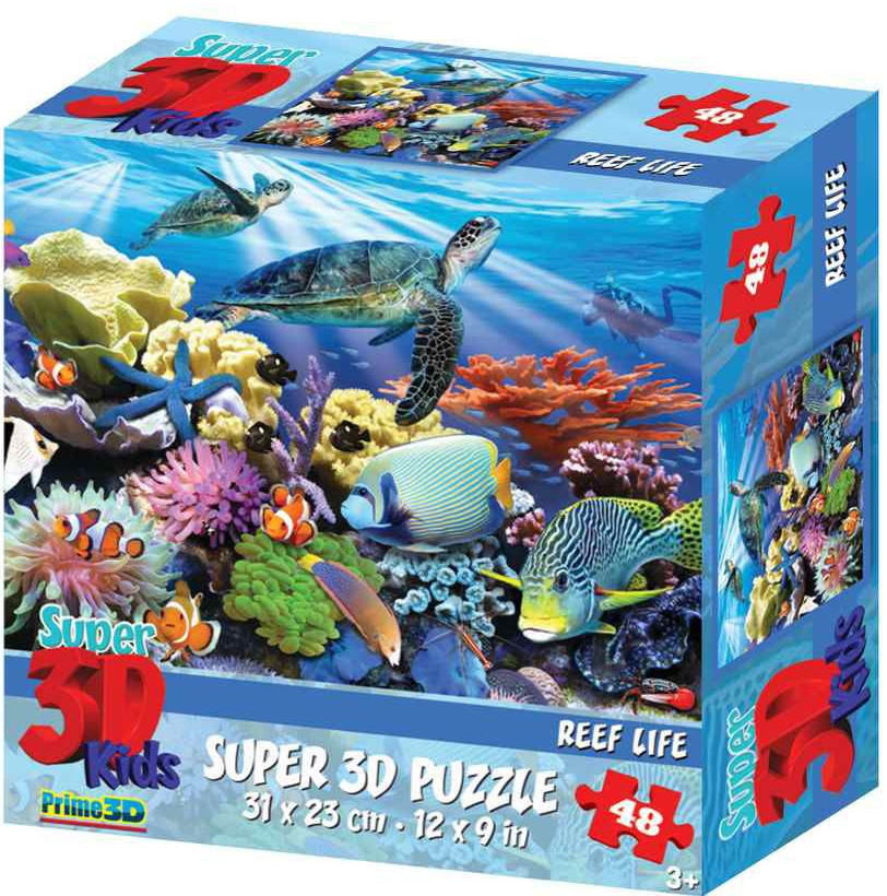 Super 3D Puzzle: Жизнь на рифе