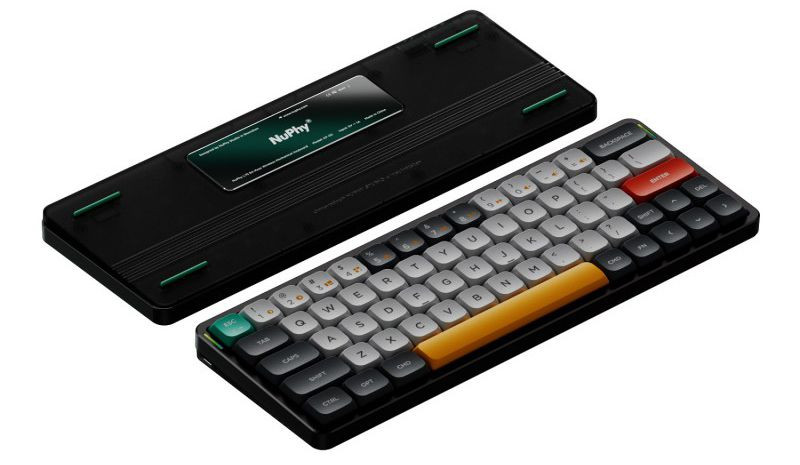Клавиатура Nuphy AIR60 беспроводная механическая ультратонкая, 64 клавиши, RGB подсветка, Red Switch для PC