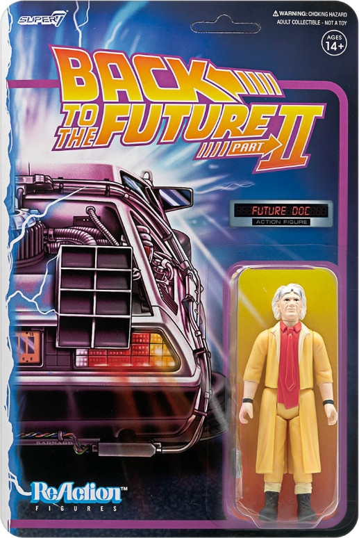 Фигурка ReAction Figure Back To The Future 2: Doc Brown Future – Wave 1 (9 см)