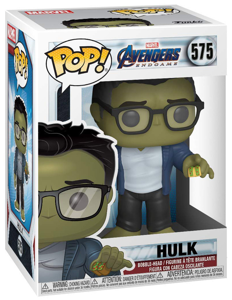  Funko POP Marvel: Avengers Endgame  Hulk With Taco Bobble-Head (9,5 )