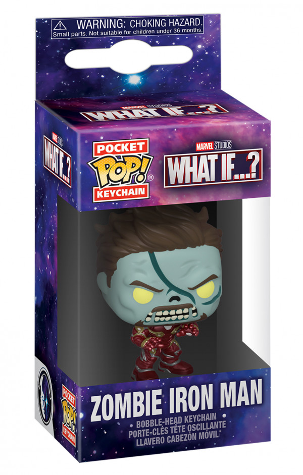 Брелок Funko POP Marvel: What If – Zombie Iron Man