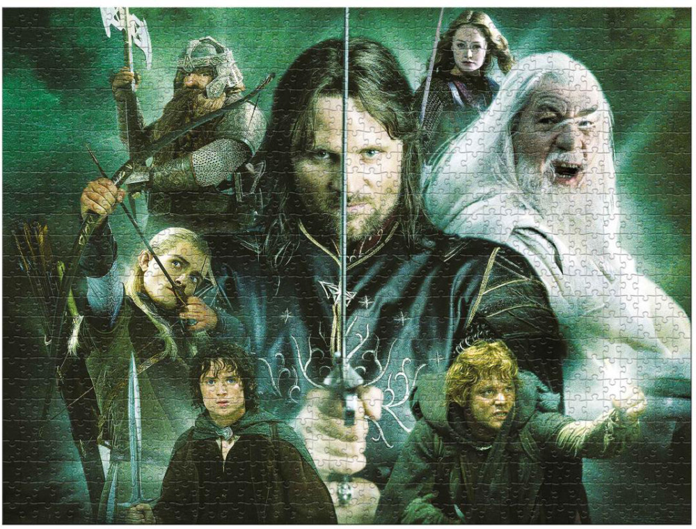 Puzzle Lord Of The Rings / Властелин колец: Герои средиземья (1000 деталей)