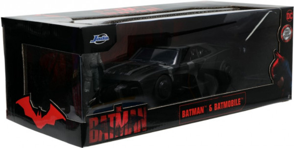 Набор Batman 2021: фигурка Batman 2.75" + машинка Batmobile 1:24 (2 шт)