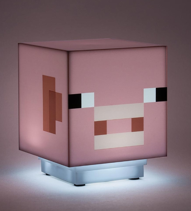 Светильник Minecraft: Свинка
