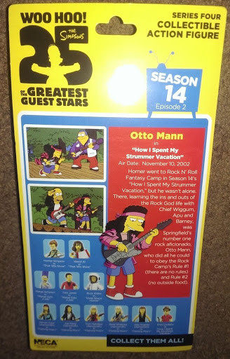  The Simpsons. Series 4. Otto Mann (Rock Camp Otto) (13 )
