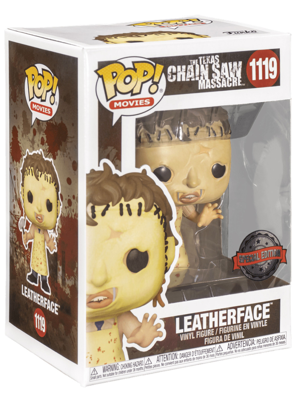  Funko POP Movies: The Texas Chain Saw  Massacre Leatherface With Hammer Exclusive (9,5 )