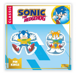   Sonic The Hedgehog Classic 1.1 Pin Kings 2-Pack