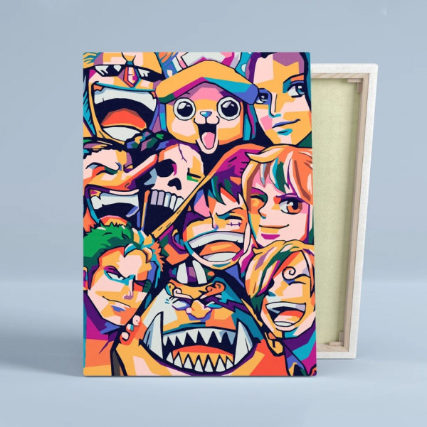 Аниме картина по номерам: One Piece – Пираты