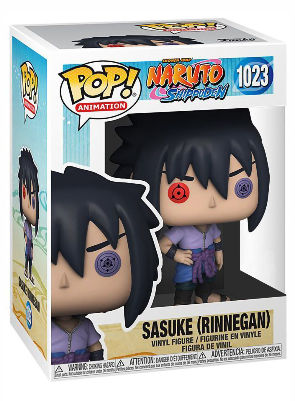  Funko POP Animation: Naruto Shippuden  Sasuke Rinnegan With Chase Exclusive (9,5 )