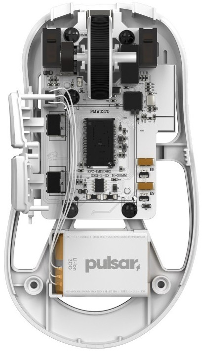 Мышь Pulsar Xlite Wireless V2 игровая беспроводная / USB  Competition White для ПК