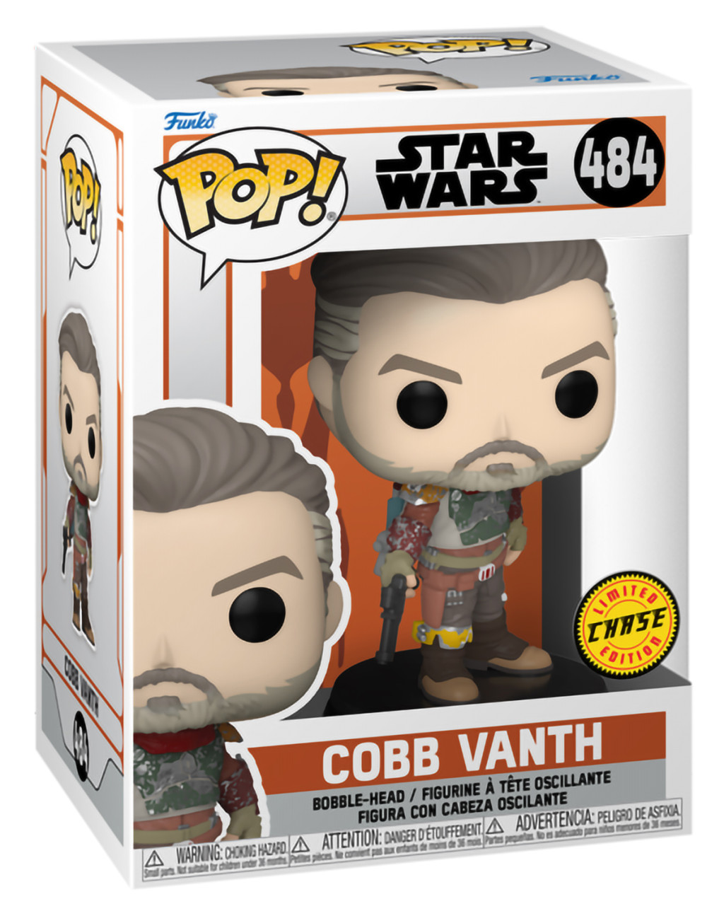  Funko POP: Star Wars Mandalorian  Cobb Vanth Marshal With Chase Bobble-Head Exclusive (9,5 )
