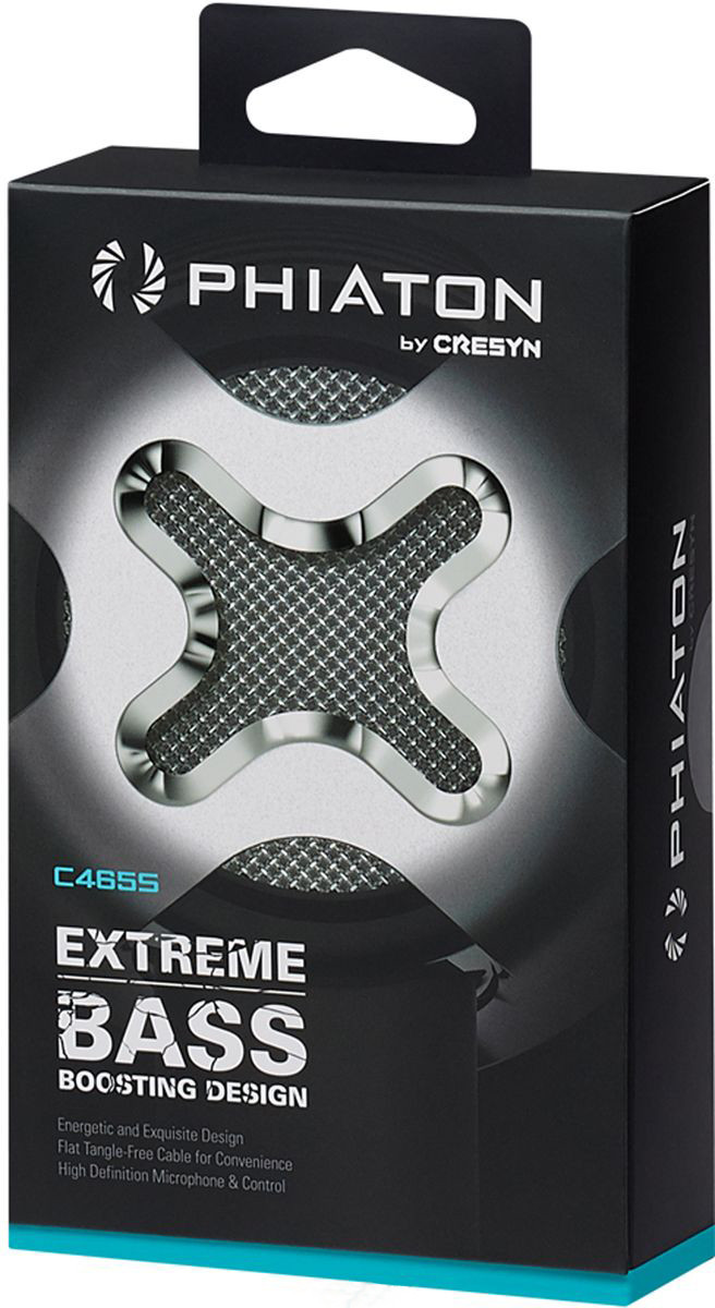 Наушники \ гарнитура Phiaton by Cresyn C465S mic (CPU-ES0465KK01) (черный)