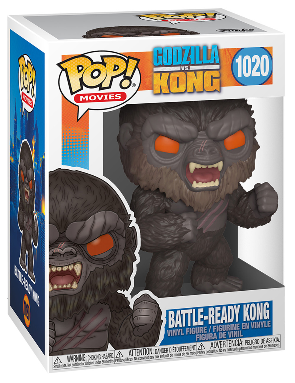  Funko POP Movies: Godzilla Vs Kong  Battle-Ready Kong (9,5 )