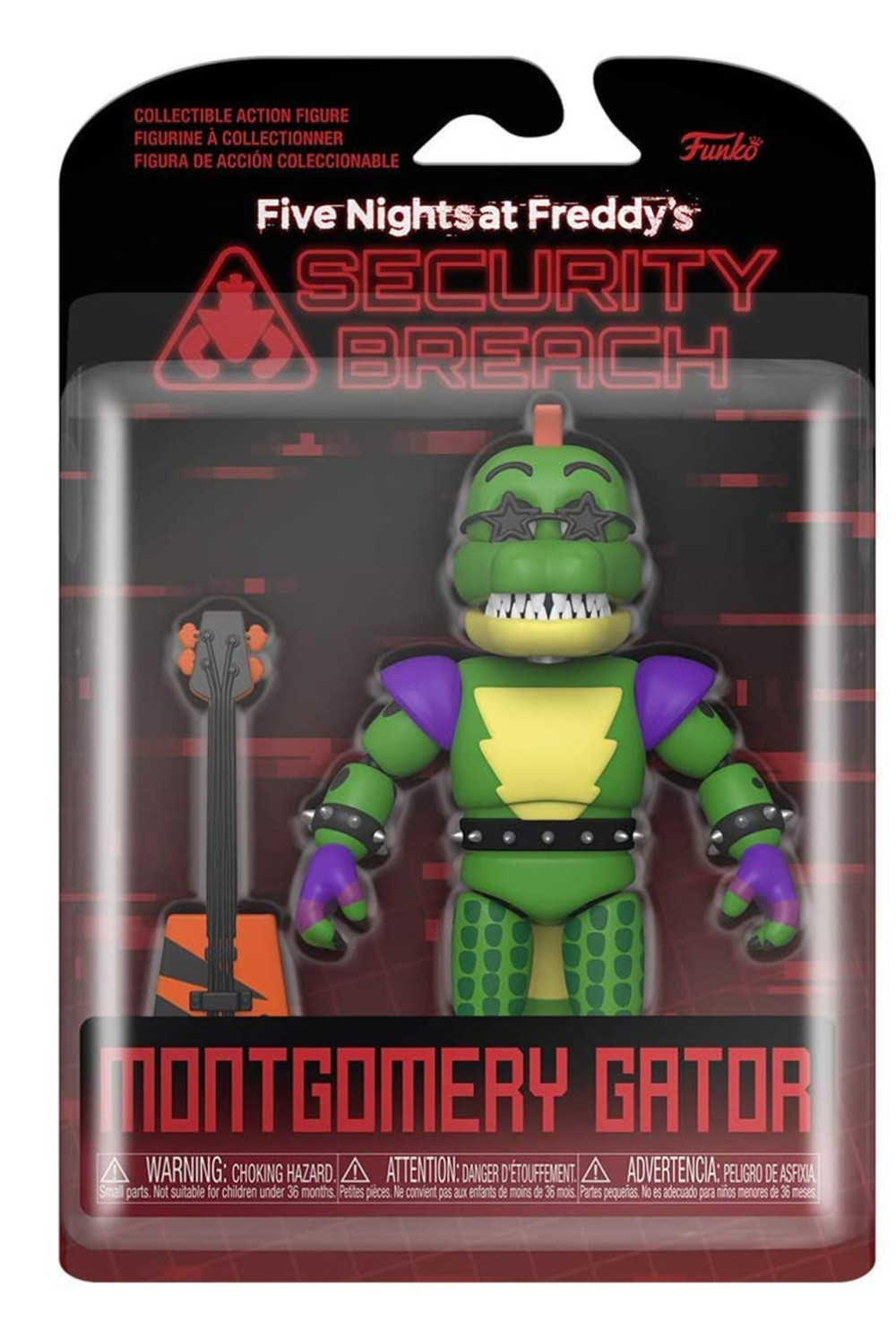 Funko Action Figure: Five Nights At Freddys Security Breach  Montgomery Gator