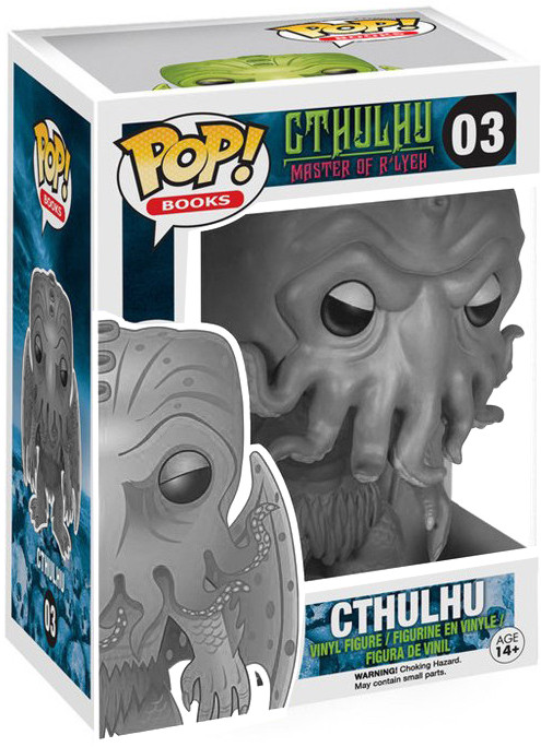  Funko POP Books: Cthulhu Master Of R'lyeh HP Lovecraft  Cthulhu Black And White Exclusive (9,5 )