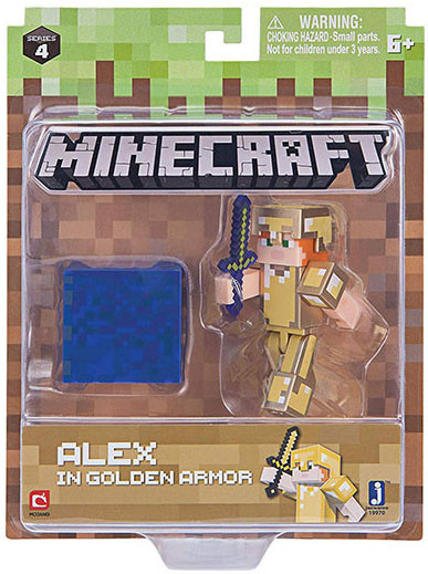  Minecraft Series 4: Alex In Golden Armor (8 )