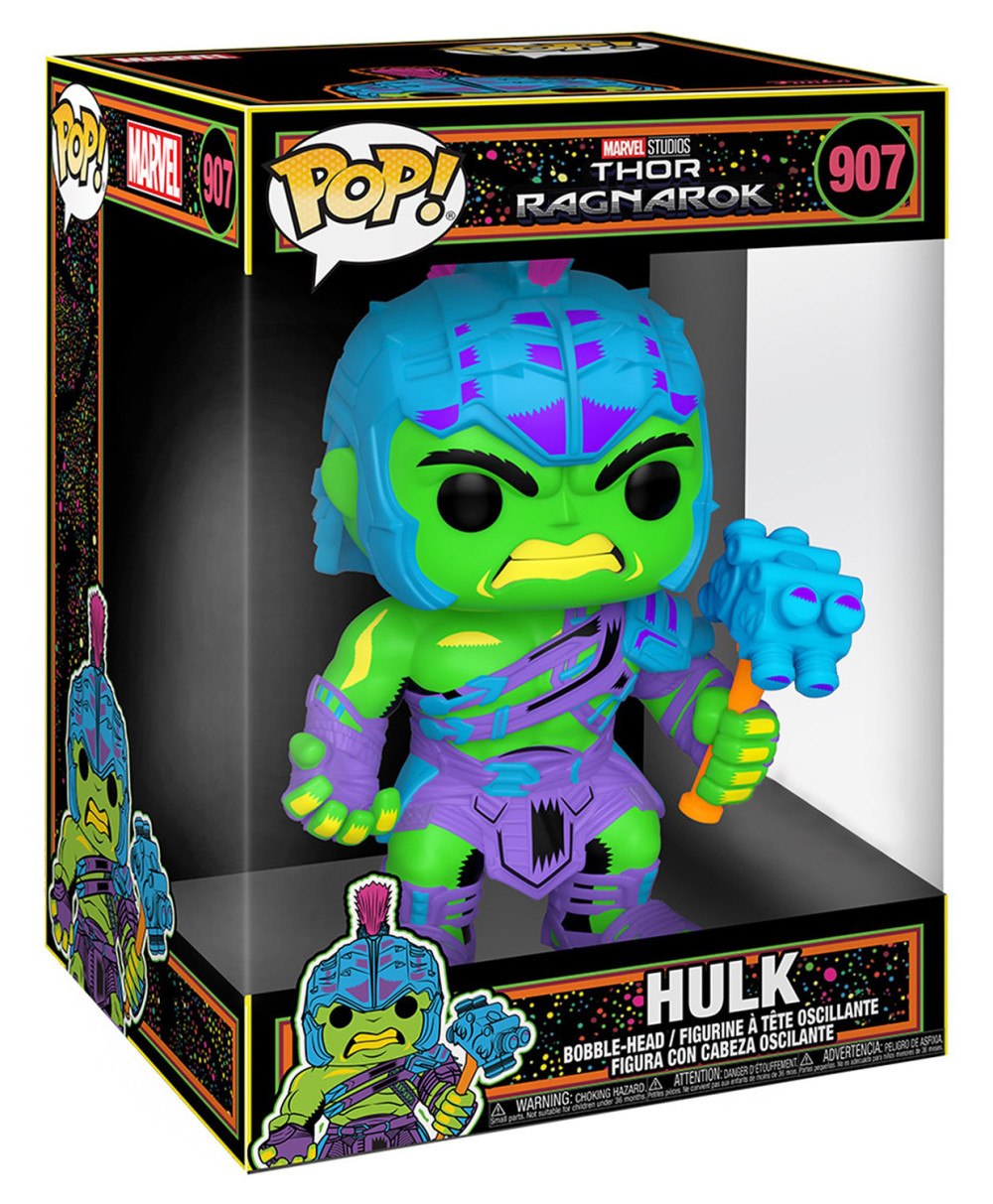  Funko POP Marvel: Thor Ragnarok  Hulk Gladiator Blacklight Bobble-Head Exclusive (25 )