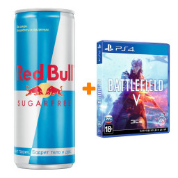 ����� Battlefield V [PS4, ������� ������] + ������� �������������� Red Bull ��� ������ 250��