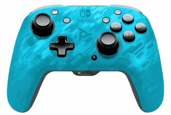 Контроллер Faceoff Camo Blue беспроводной для Nintendo Switch (голубой)