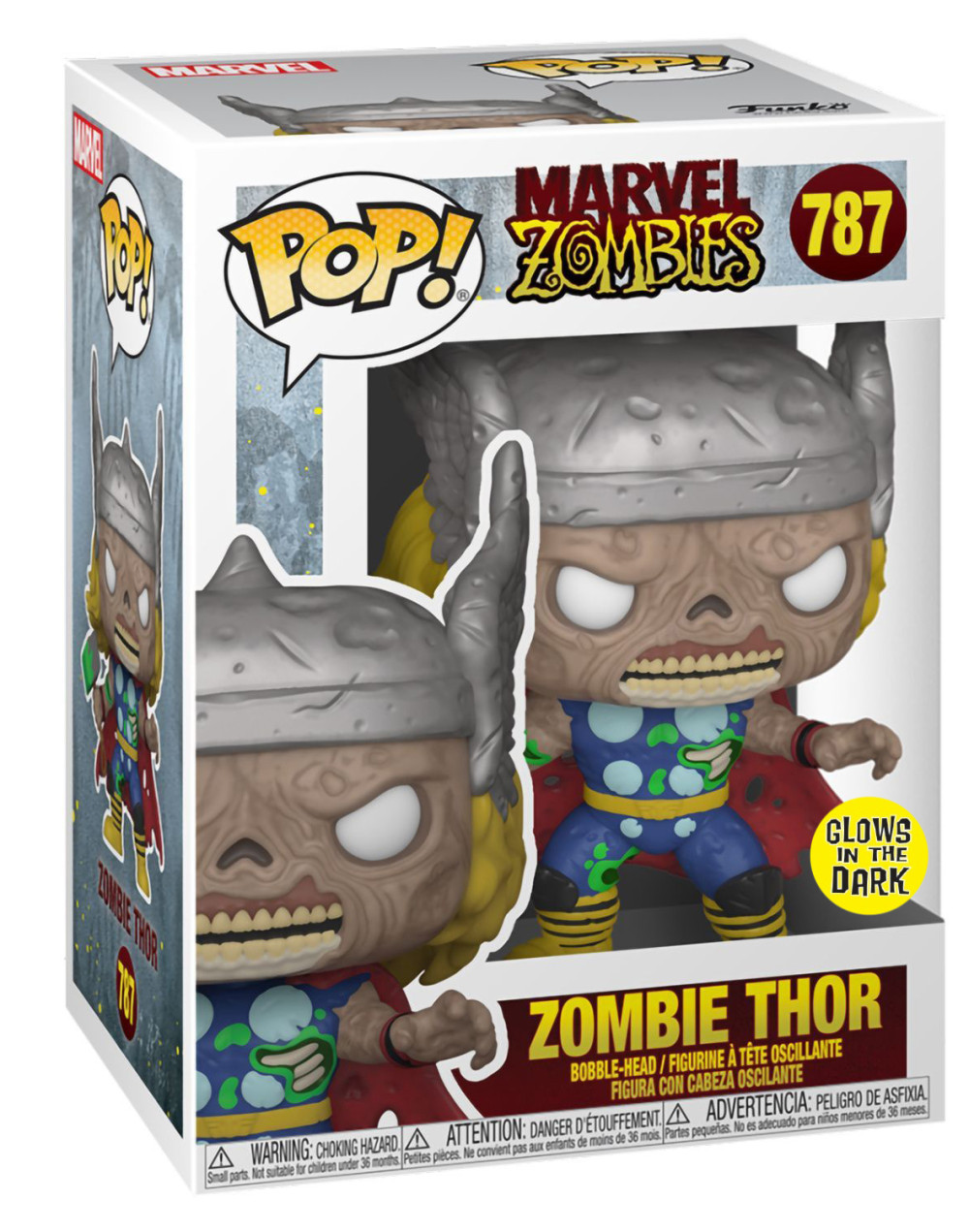  Funko POP Marvel: Zombies  Zombie Thor Glows In The Dark Exclusive (9,5 )