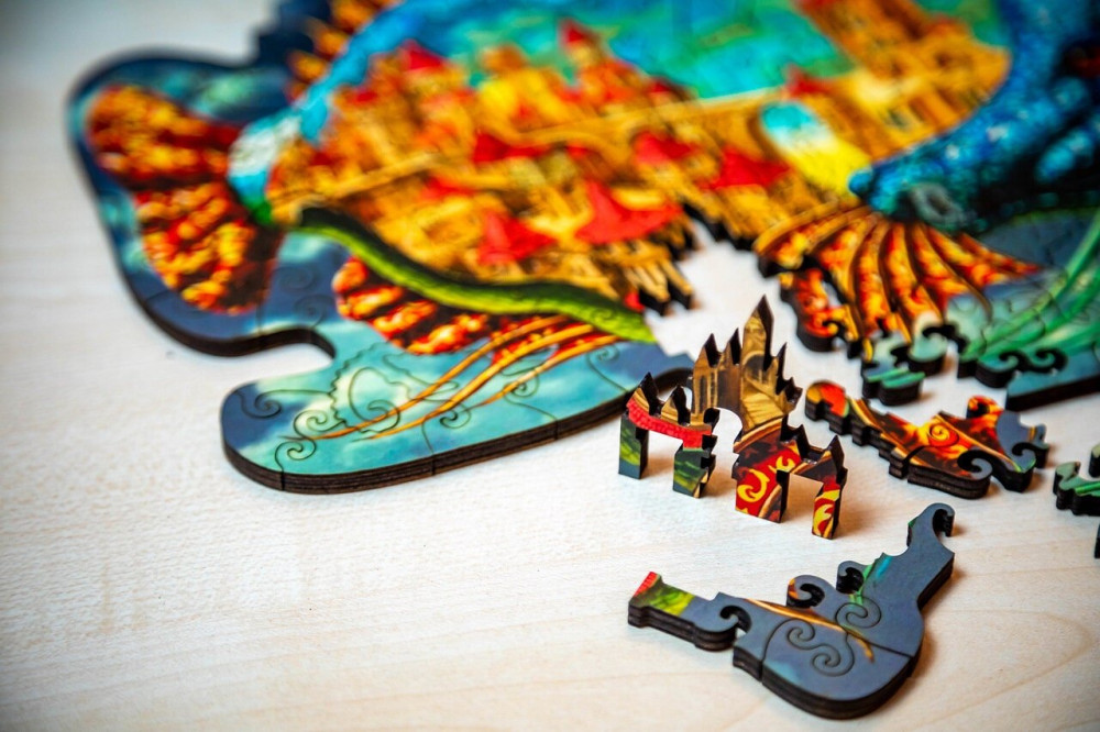 Wooden Puzzles: Обитаемая рыба
