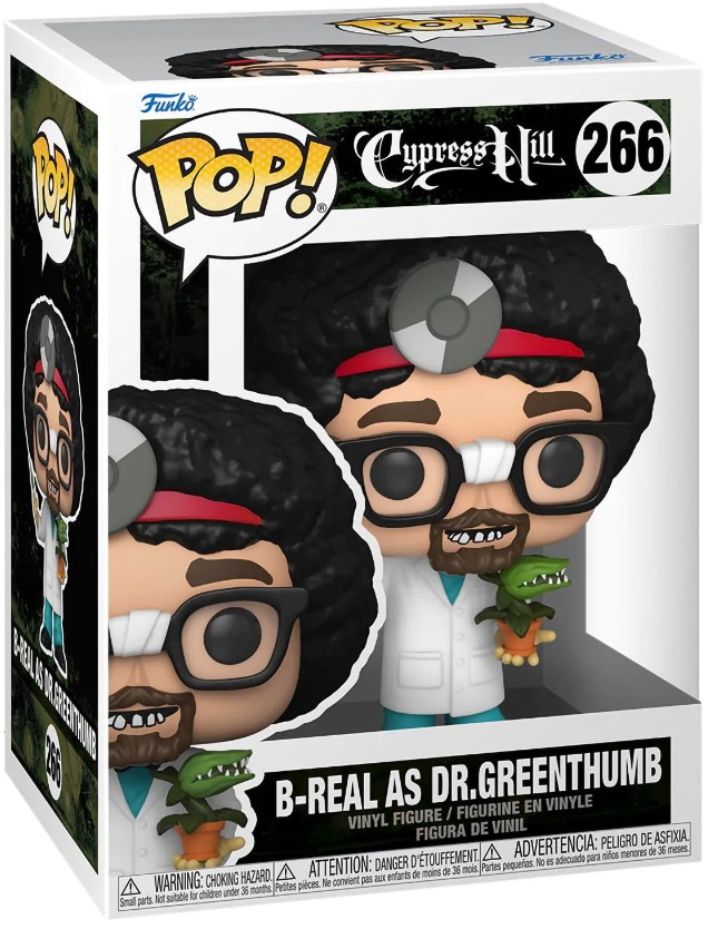  Funko POP Rocks: Cypress Hill  B-Real As Dr.Greenthumb (9,5 )