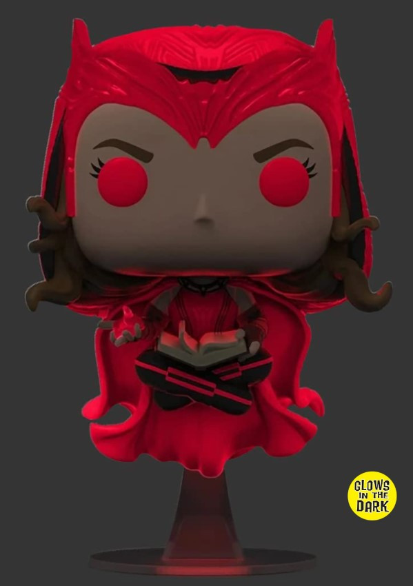  Funko POP Marvel: Wanda / Vision  Scarlet Witch Glows In The Dark Exclusive Bobble-Head (9,5 )