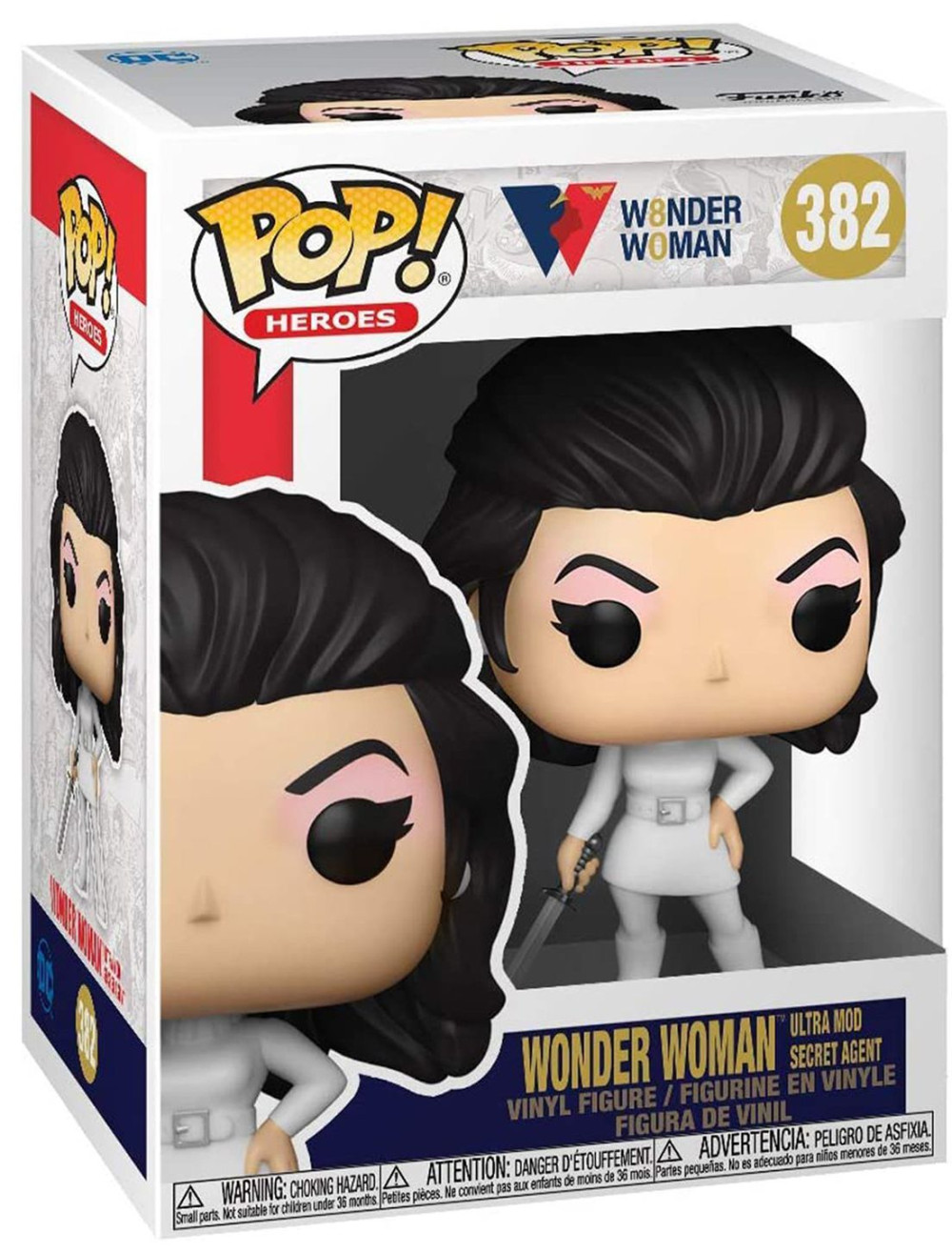  Funko POP Heroes: Wonder Woman 80th  Wonder Woman Ultra Mod Secret Agent (9,5 )