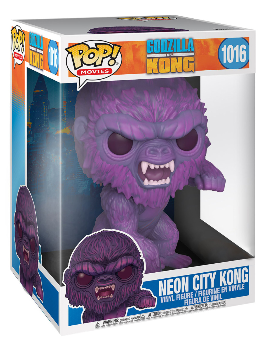 Фигурка Funko POP Movies: Godzilla Vs Kong – Neon City Kong (25 см)