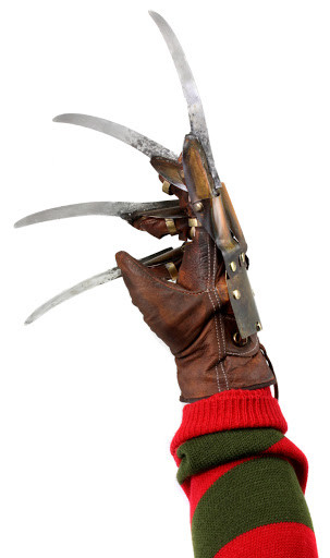   Nightmare On Elm Street 3 Dream Warriors. Freddy Glove