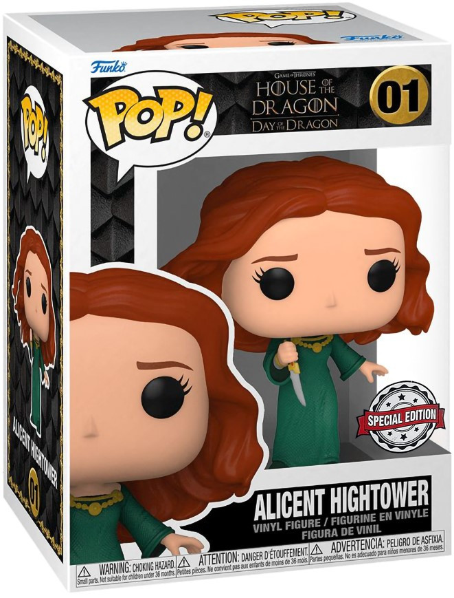  Funko POP: House Of The Dragon  Alicent Highwater With Dagger Exclusive (9,5 )