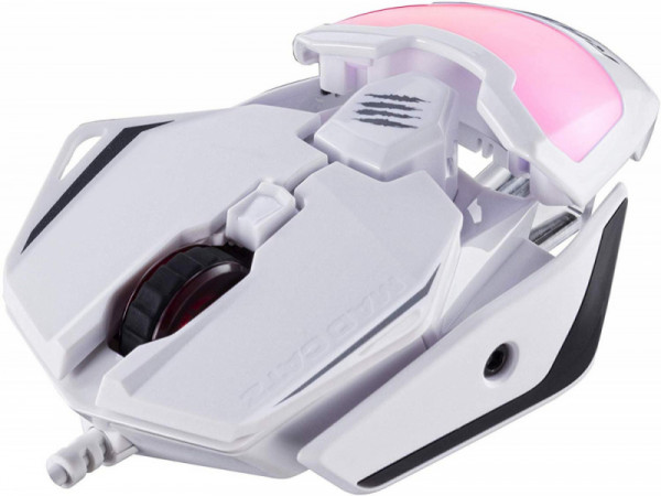 Мышь Mad Catz R.A.T. 2+ проводная игровая для PC (белый)(4897093960047)