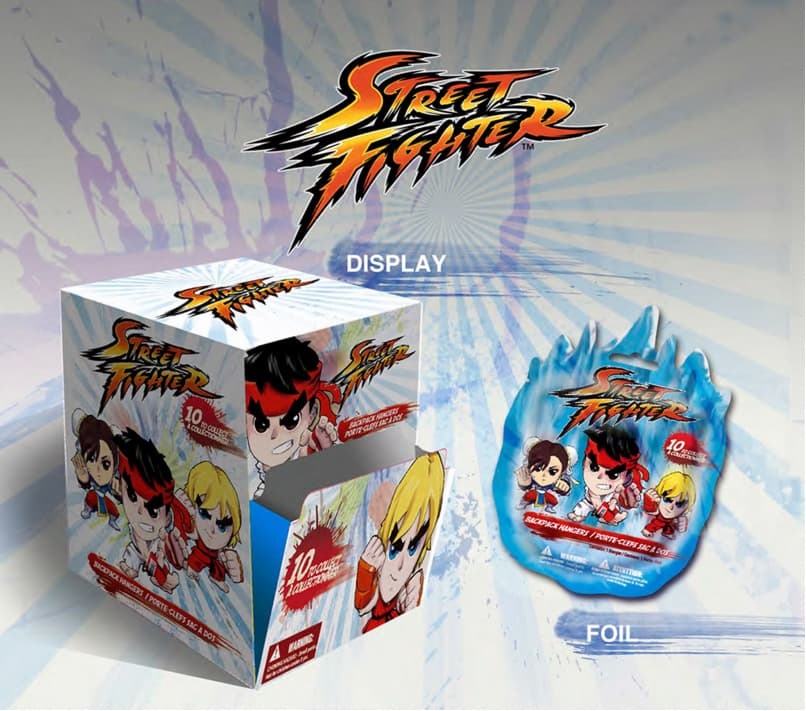 Брелок Street Fighter: Wave 1 (6 см) (1 шт. в ассортименте)