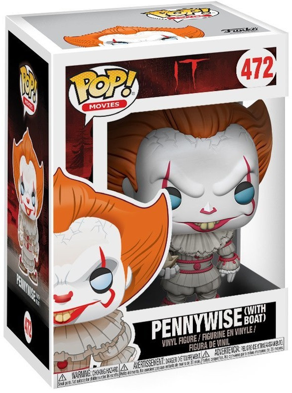  Funko POP Movies: IT  Pennywise With Boat (9,5 )