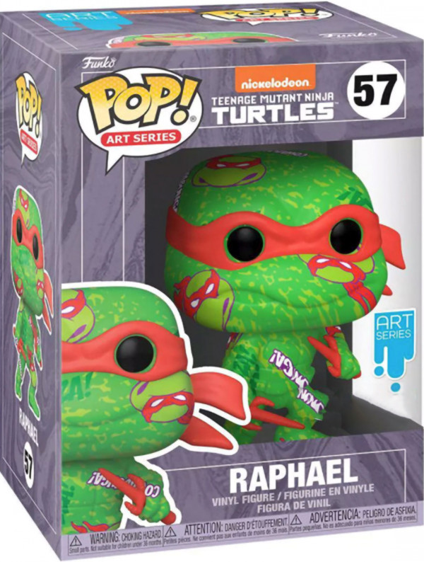 Фигурка Funko POP Art Series Teenage Mutant Ninja Turtles: Raphael With Case Exclusive (9,5 см)