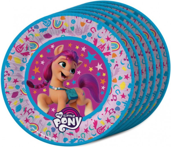 Набор бумажных тарелок My Little Pony 4 (180 мм, 6 шт)