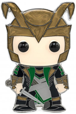  Funko Pop Pin: Marvel   Loki Large Enamel Pin