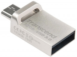 - Transcend JetFlash 880 Silver Plating 32GB