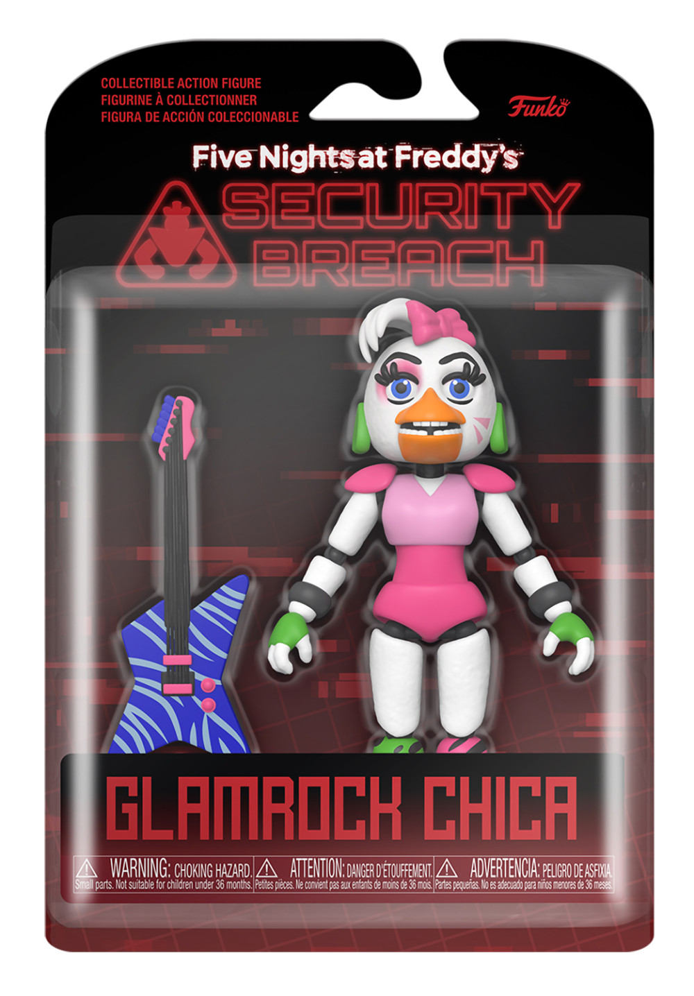  Funko Action Figure: Five Nights At Freddy`s Security Breach  Glamrock Chica